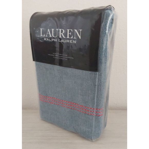 Ralph Lauren MAGGIE FLORAL Blue King Duvet Cover Sheet Set Euro Sham Bedding Set - Picture 14 of 16